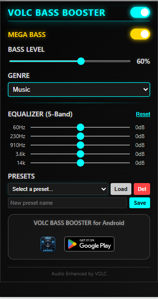 Bass Booster Screenshot